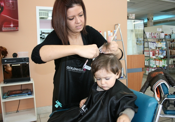 Michael's First Professional Hair cut